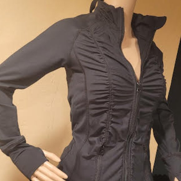 90 Degree by ReflexThumbhole Cuff Zip Jacket - XS - Picture 5 of 7